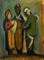 Pranas Domsaitis; Three Standing Figures