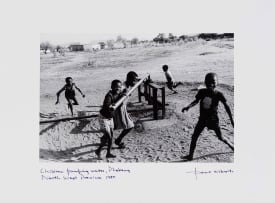 Paul Alberts; Children Pumping Water, Phokeng, North West Province, 1980