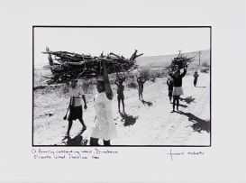 Paul Alberts; A Family Collecting Wood, Dinokana, North West Province 1980