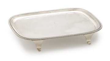 A George III silver teapot stand, Ann Robertson, Newcastle, c.1797-1798