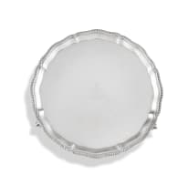 A George VI silver salver, Mappin & Webb, Sheffield, 1940