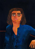 Nabeeha Mohamed; Self Portrait (A Very Serious Artist)