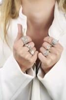 Diamond illusion-set ring
