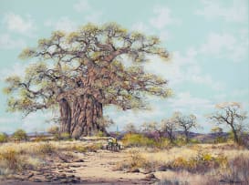 Francois Badenhorst; Baobab with Donkey Cart