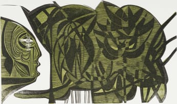Cecil Skotnes; He Waters the Tropical Glasshouse, The White Monday Disaster portfolio