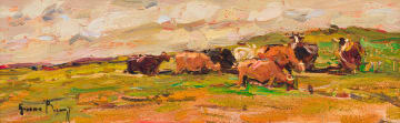 Adriaan Boshoff; Cattle Grazing