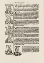 Unknown Artist; Collection of Woodcuts; Chronicle of the World 1493, nine