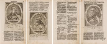 Unknown Artist; Leo X Pontifex Maximus Florentinus Sedit Annos 8 Menses 8/Paulus Quartus Neapolitanus Pontifex Maximus, two