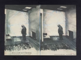 William Kentridge; Goodman Gallery Exhibition, October 1999, Poster