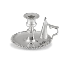 A William IV silver candle holder, Creswick & Co, Sheffield, 1836