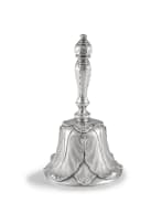 A William IV silver hand bell, Charles Fox II, London, 1830