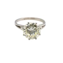 Diamond solitaire ring