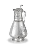 An Edward VII silver claret jug, Mappin & Webb, London, 1901