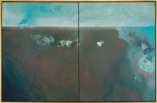 Louis van Heerden; Path for Osiris, diptych