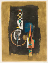 Johnny Friedlaender; Untitled (Abstract Composition)