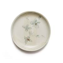 Esias Bosch; Circular dish with flower motifs