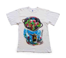 Cecil Skotnes; Still Life with Fruit and Tea Pot on a T-Shirt