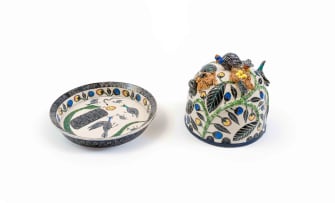 Elias Lulunga and Wonderboy Nxumalo; Guineafowl dish with cloche
