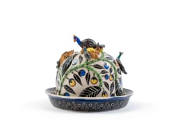 Elias Lulunga and Wonderboy Nxumalo; Guineafowl dish with cloche