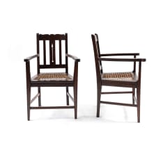 A pair of Transvaal armchairs, 19th century