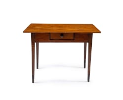 A Cape yellowwood and stinkwood inlaid side table, early 19th century
