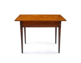A Cape yellowwood and stinkwood inlaid side table, early 19th century