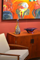 Murano; Teardrop-shaped bowl