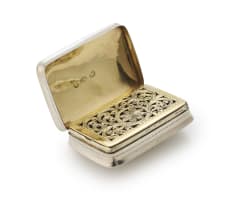 A Victorian silver vinaigrette, Joseph Willmore, Birmingham, possibly 1895