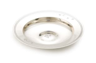 A Elizabeth II silver Armada dish, Garrards & Co, London, 1972