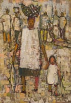 Barbara Grace Burry; Mother and Child amongst Figures