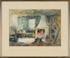 Alexander Rose-Innes; Interior Scene with Fireplace