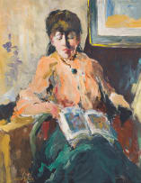 Alexander Rose-Innes; Seated Woman Reading a Book