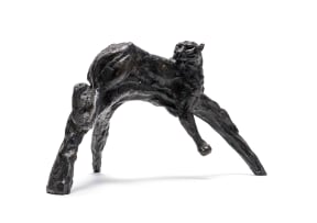 Dylan Lewis; Resting Leopard, Maquette (S450)