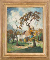 Alexander Rose-Innes; Autum (sic) Oaks, Wynberg