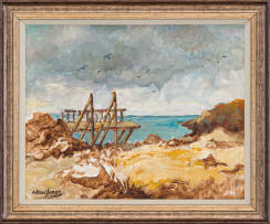 Alexander Rose-Innes; Coastal Landscape with Jetty