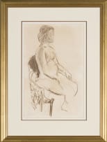 Jean Welz; Pregnant Nude