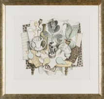 Bronwen (Jinny) Heath; Still Life with Poppy Heads and Jive Can