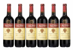 Alto; Cabernet Sauvignon; 2015; 6 (1 x 6); 750ml