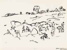 Walter Battiss; Limpopo Drawings; Limpopo First Edition, ten