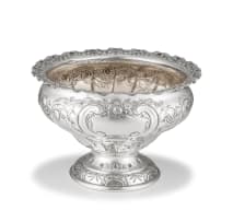 An Edward VII silver rose bowl, Atkin Brothers, Sheffield, 1906