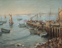 Hugo Naudé; The Old Jetty, Table Bay Harbour