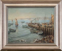 Hugo Naudé; The Old Jetty, Table Bay Harbour