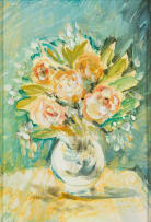 Christo Coetzee; Flowerpiece