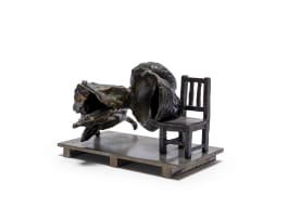 Guy du Toit; Composition with Chair, Shell and Flower