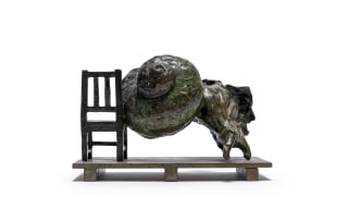 Guy du Toit; Composition with Chair, Shell and Flower