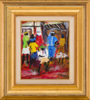 Joe Maseko; Township Street Scene