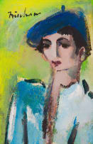 Carl Büchner; Boy Wearing a Beret