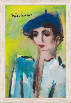 Carl Büchner; Boy Wearing a Beret