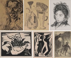 Michaelis School of Fine Art; Twenty Prints 1951-1953, six