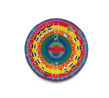 Bheki Dlamini; A Zulu figural telephone wire basket, Curry Cup